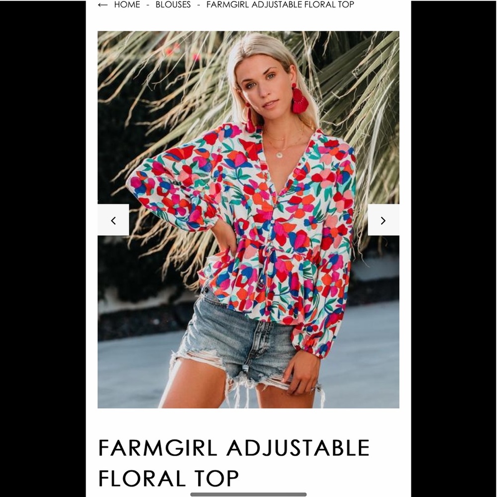 Vici floral top